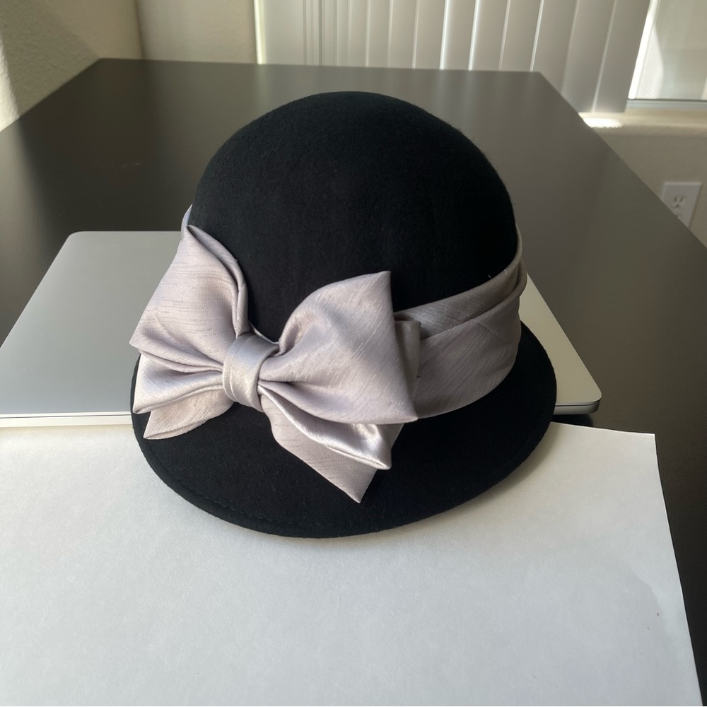 EE British Wool Hat Narrow Brim Elegant Wild Wool Hat Autumn And Winter